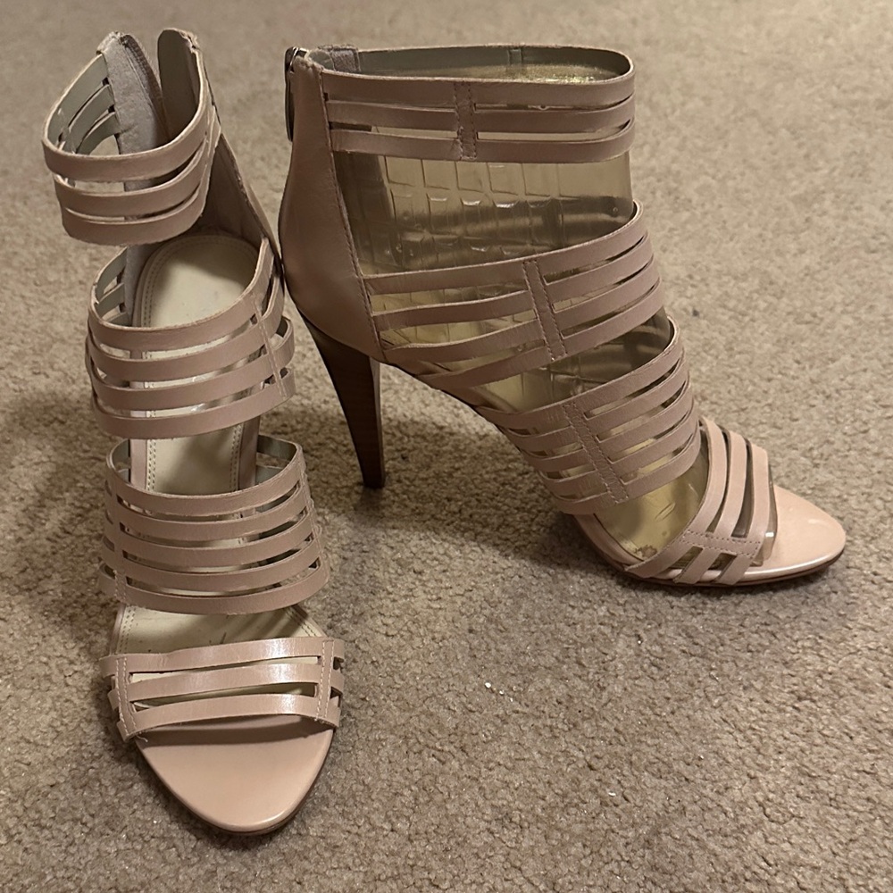Enzo Angiolini Blush Strappy Heels